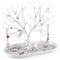 Antler Jewellery Organiser Stand, Tree Tower Rack Hanging Organizer, Earring Ring Display Jewelry Organizer Deer Antler Tree Design for Home Decor Decoration Gift Girls Birthday Gifts White