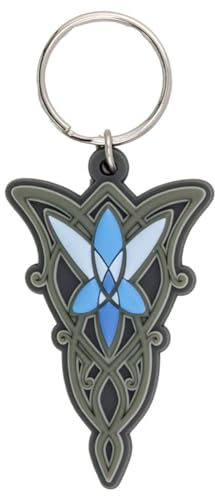 Scifi Planet Herr der Ringe (Arwen Evenstar Anhänger) PVC-Schlüsselanhänger, mehrfarbig, One size