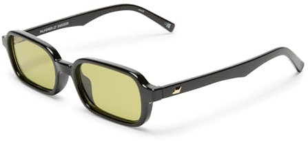 Le Specs PILFERER BLACK - Sonnenbrille für Damen und Herren Rechteckige Rahmenform mit UV-Schutz LSP2452329