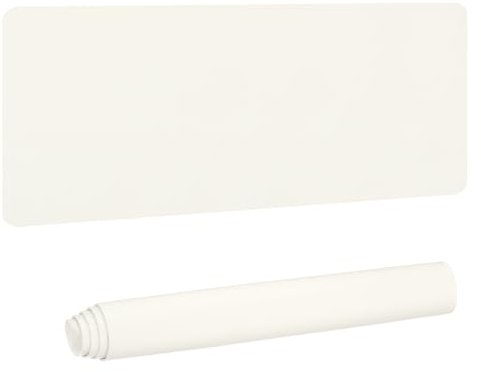 PATIKIL Schreibtischunterlage 122 x 43 cm, Rutschfeste Wasserdichte PU-Leder Schreibtisch unterlage Groß Schreibtischunterlagen Tischunterlage Schreibtisch Desk Mat, Weiß