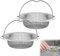 2 Pack Kitchen Sink Strainer Sink Plug Strainer with Lift-Up Handle Stainless Steel Sink Drain Strainer Dia 7 cm Anti Clogging Drain Strainer Sink Food Catcher Basket for Kitchen Sink Bathroom