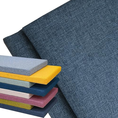 AQIGR Bezug-Bankkissen Sitzkissen mit Reißverschluss Bezug für Sitzbank Waschbar Abnehmbar, Eckbank Auflagen Hussen für Innen Outdoor Fensterbank Couch(Blau,160x35x10cm Thick)