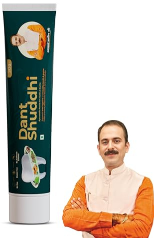 Jeena Sikho Dant Shuddhi Paste for Teeth & Gums| Strengthens Teeth, Tightens Gums, Removes Plaque | For Whole Mouth Care | Powerful Blend of Ayurvedic Herbs, 30gm