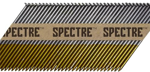 Forgefix Spectre Collated Framing Nails A2 Stainless Steel 2.8 x 50mm Smooth Shank D‑Head Box 1100