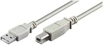 MicroConnect USB 2.0 A-B 1m M-M - USB cables (USB A, USB B, Male/Male,