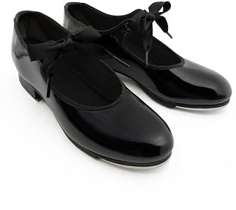 Capezio N625 Jr. Tyette Tap Shoe Mujer, Patente Negro, 10W