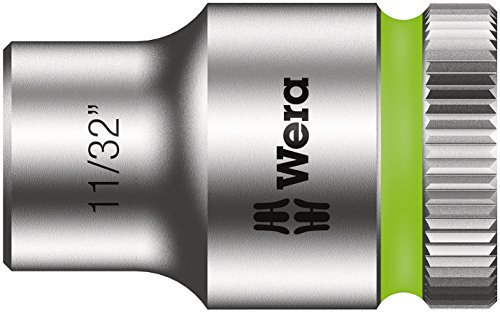 Wera 8790 HMB Zyklop-Steckschlüsseleinsatz mit 3/8 Zoll-Antrieb, 11/32 Zoll, 05003571001