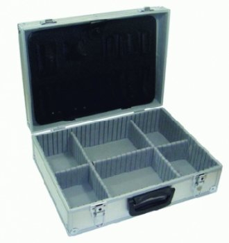 MÜLLNER Werkzeugkoffer Alu 450 x 325 x 150 mm, 1 Stück,TC03N Silber