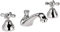 Paini Liberty CR211 - Batterie de lavabo 3 trous, vidage automatique 1 1/4 .