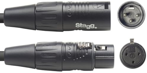 Stagg 25021344 DMX Kabel (5m, 3-polig XLR)