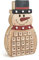 small foot Adventskalender Schneemann aus Holz, mit Beleuchtung, modere Weihnachtsdekoration, Art.-Nr. 10544