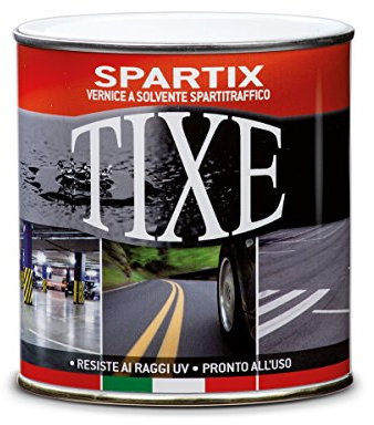 TIXE Vernice Spartitraffico – Resistente e Adatta per Segnaletica Stradale, Giallo 25 lt
