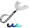 OPRO Snap-Fit Mouthguard for Braces Instant Fit – Gum Shield Adult (Age 10+) – OPRO Mouth Guard Boxing and MMA, Impact-Resistant Gum Shield Rugby and Hockey – Standard Protection with Dental Warranty