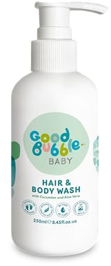 Good Bubble Baby Haar- und Duschgel mit Gurke und Aloe Vera, 250 ml