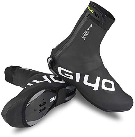 Lixada Winterüberschuhe mit Schloss wasserdichte Winddichte Schuhe Protektor Warmes Thermofleece, Shoecover für Herren und Damen Radfahren MTB Rennrad,M-3XL