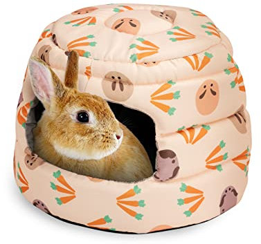 Niteangel Coniglio Letto Grande - Casetta-Nascondiglio per Cavia, Coniglio, Furetto, Cincillà, Octodon degus (Degu), Riccio, Scoiattolo e Altri Piccoli Animali