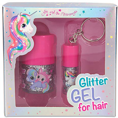Depesche 10843 Haargel mit Glitzer, Ylvi und die Minimoomis, 2 Fläschchen im Geschenkset