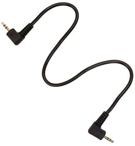 KONDOR BLUE | 2.5mm to 2.5mm LANC Remote Trigger Shutter Cable | Camera Control Cable for Compatible Canon C70, EOS R, EOS R6, GH5, S5, URSA Mini & More | Black