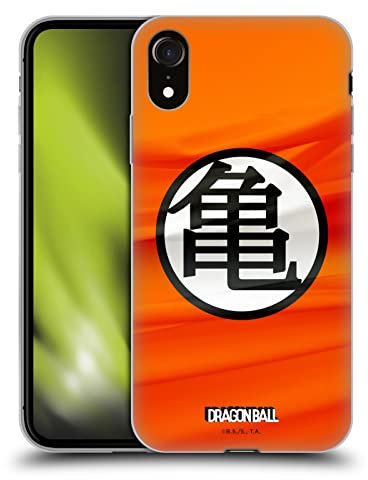 Head Case Designs Officially Licensed Dragon Ball Kame Symbol Iconic Soft Gel Case [Military Grade Protection] Compatible With Apple iPhone XR