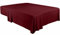 Utopia Bedding - Bettlaken ohne Gummizug - Bettlaken 225 x 255cm - Bettlaken 135x190cm - Flaches Laken weich gebürstete Mikrofaser - Burgundrot