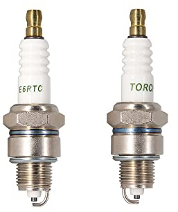 TORCH 2pcs E6RTC Zündkerzen Ersetzen für NGK BPR6HS Zündkerze, für WR7BC Zündkerze, für RL82YC Zündkerze, für IWF20 W20FPR-U Zündkerze, OEM