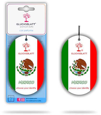 Lucky Leaf Premium Car Fragrance Car Perfume Flag Mexico