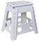Venteo - Blanc 4.0 Marche Pied Pliant Grand MODELE - Résiste jusqu'à 150kg de Charge - Pliable