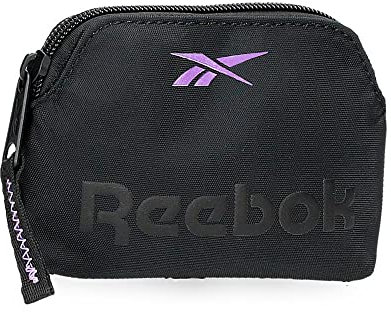 Portamonete Reebok Linden Nero 12x8x2 cm Poliestere