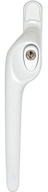 ERA - Maxim White Offset Locking Window Handle Left Hand | UPVC White Windows Handle Replacement | Left Handed