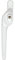 ERA - Maxim White Offset Locking Window Handle Left Hand | UPVC White Windows Handle Replacement | Left Handed