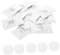 12PCS Car Air Vent Clip Freshener Refills Solid Fragrance Replacement Pads, Car Scents Diffuser Vent Clip Solid Fragrance Changing Pad, Aroma Diffuser for Air Freshener