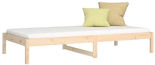 vidaXL Tagesbett ohne Matratze 90x200 cm Massivholz Kiefer