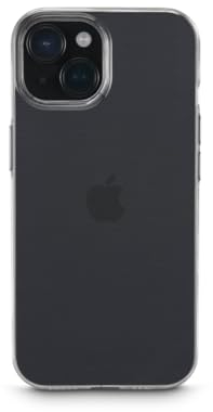 Hama Hülle für iPhone 15 (Handyhülle, Schutzhülle für Rückseite, Case, Kratzfest, extra Schutz für Kamera und Display, Wireless Charging kompatibel, transparent, Slim, Hülle dünn) durchsichtig