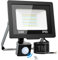 nipify LED Strahler mit Bewegungsmelder Außen,【30W 3000LM】Fluter Aussenlampe, IP65 Wasserdichte Außenstrahler 6500K Kaltweiß Scheinwerfer mit 100CM Langen Kabel, Flutlicht für Outdoor Garten Innenhöfe