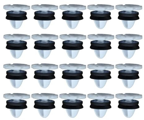 Tornillos de coche Clips De Plástico Para 20 Piezas, Clip Embellecedor De Tarjeta Para Panel De Puerta Interior, Accesorios De Coche Para Peugeot 307, 308, 407, 807, 1007, Para Expertos Y Para Socios