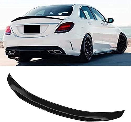 Auto Heckspoiler für Mercedes-Benz C-Class AMG W205 C43 C63 C63S 2015-2020,Flügel Kofferraumspoiler Dachspoilerflügel Heckflügel Lippe Auto Zubehör