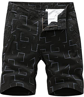 Lightning Deals of Today Prime Clearance Herren Gerade geschnittene Stretch-Cargohose Lässige Herrenhose aus Baumwolle mit Taschen im Streetwear-Stil, Cargohose, Shorts