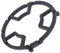 OUNONA Single Gas Burner Pot Holder Carbon Steel Wok Ring Gas Stove Rack Stove Pot Rack Skid Resistance