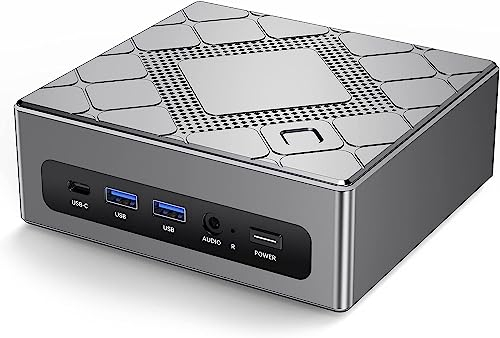 ACEMAGICIAN Mini PC i5-8259U 3,8Ghz 16Go RAM 512Go SSD Micro Ordinateur de Bureau,Office PC,HDMIx2+VGA Triple Output 4K Typ-C USB 3.0 Gigabit Ethernet WiFi 5 Bluetooth 4.2