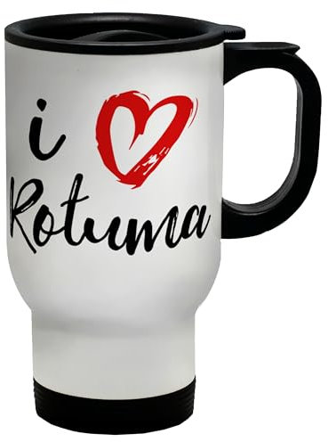 Shopagift I Love Rotuma Travel Mug Fijian Island Day Navigators Stainless Steel 14oz Cup