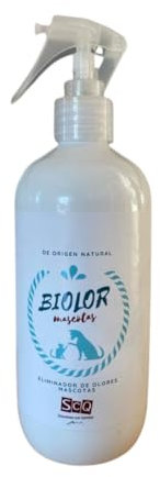 Eliminador de olores mascotas instantaneo I Absorbe olores | neutralizador de olores enzimático para perros y gatos | antiolores de perros y gatos | Quita olores orines gatos y perros | microbiológico
