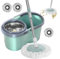 Wischmopp Und Eimer Set Putzeimer Mit Wischmop Und Mikrofaser Pads Bodenwischer Set Edelstahl Teleskopstiel Wischmopp Und Putzeimer Set Mit Fuß Für Marmorboden, Fliesen Laminat
