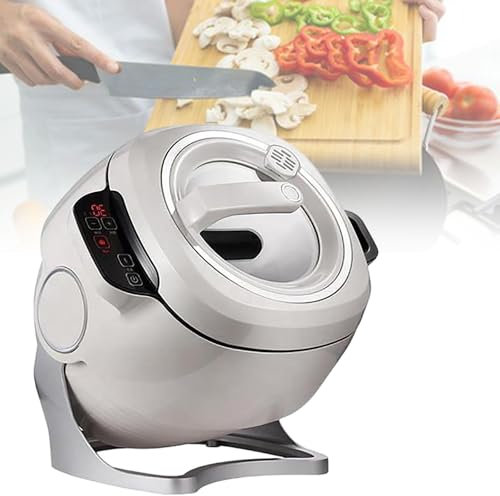 5L Automatic Cooking Machine,360° Rotating Drum Type Stir Frying Machine,auto cooking wok Fried machine for Restaurant