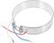 CRILSTYLEO Wasserkocher Heizspirale Elektrischer Teekessel Heizkörper Heizelement Für Wasserspender Heizelement Für Elektroherd Heizelement Für Einen Wasserkocher Tragbar Aluminium Silver
