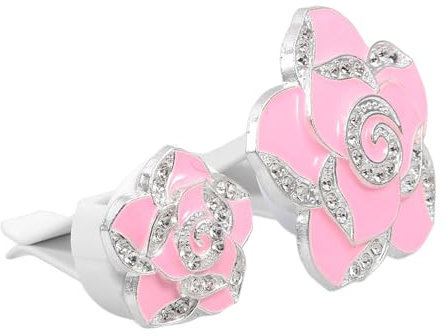 CLISPEED Car Air Vent Clips Set Zinc Alloy Car Aromatherapy Smell Air Freshener Clip