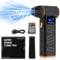 Compressed Air Duster,130000RPM Electric Air Blower for PC Cleaning,3-Speed Cordless Rechargeable Reusable Jet Dry Blower for Keyboard PC Deep Cleaning Air Blower for Car and Home