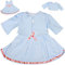 alles-meine.de GmbH 2 TLG. Set Puppenbekleidung - Größe 30-38 cm - Kleider/Puppenkleider - Jacke Hose Strampler - Kleidung Einteiler - Bekleidungsset - Sommer & Winter - AUSF..