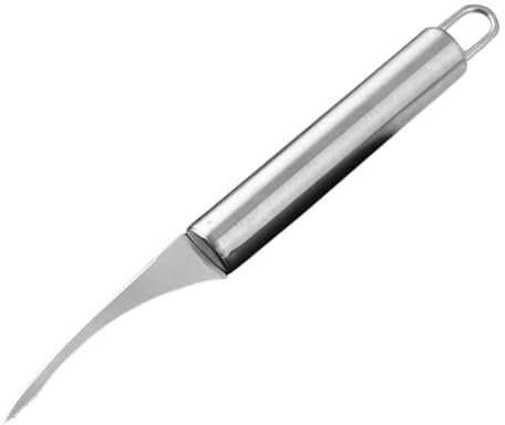 CIYODO Sbucciatore per Gamberetti in Acciaio Inossidabile Rimuove Squame e Sguscia Gamberetti Facilmente Utensile da Cucina e Ristoranti