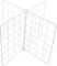 PEPLAYTAL Freezer Layered Storage Basket Fridge Freezer Supply Divider for Chest Freezer Separator for Refrigerator Freezer Organizer Divider Wire Separator Deep Freezer Dividers Iron White