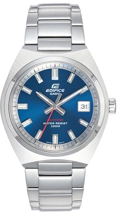 Casio Herren Analog-Digital Uhr mit Edelstahl Armband EFB-109D-2AVDF